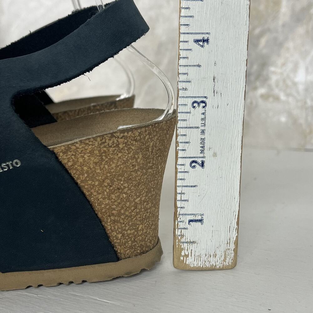 Mephisto Lissia Navy Wedge Comfort Sandal Women's Size 9.5 - Picture 10 of 15